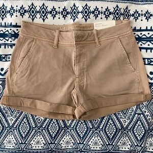 Low Rise Midi Shorts